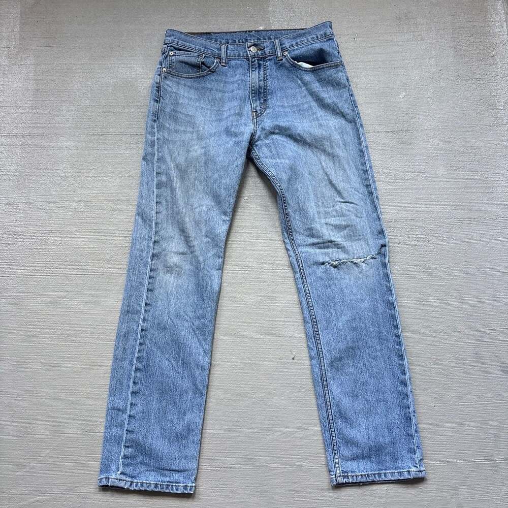 Levis 505 vintage Straight Leg Blue Jeans